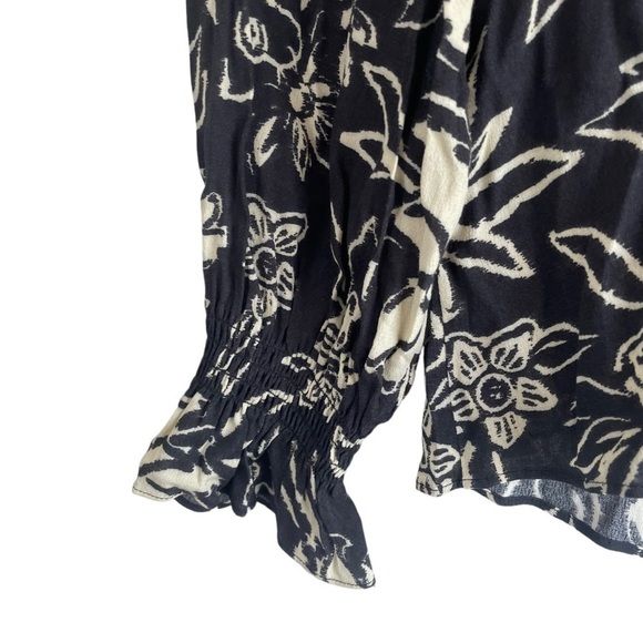 New! ba&sh Sessee Floral Print Blouse - Picture 9 of 13